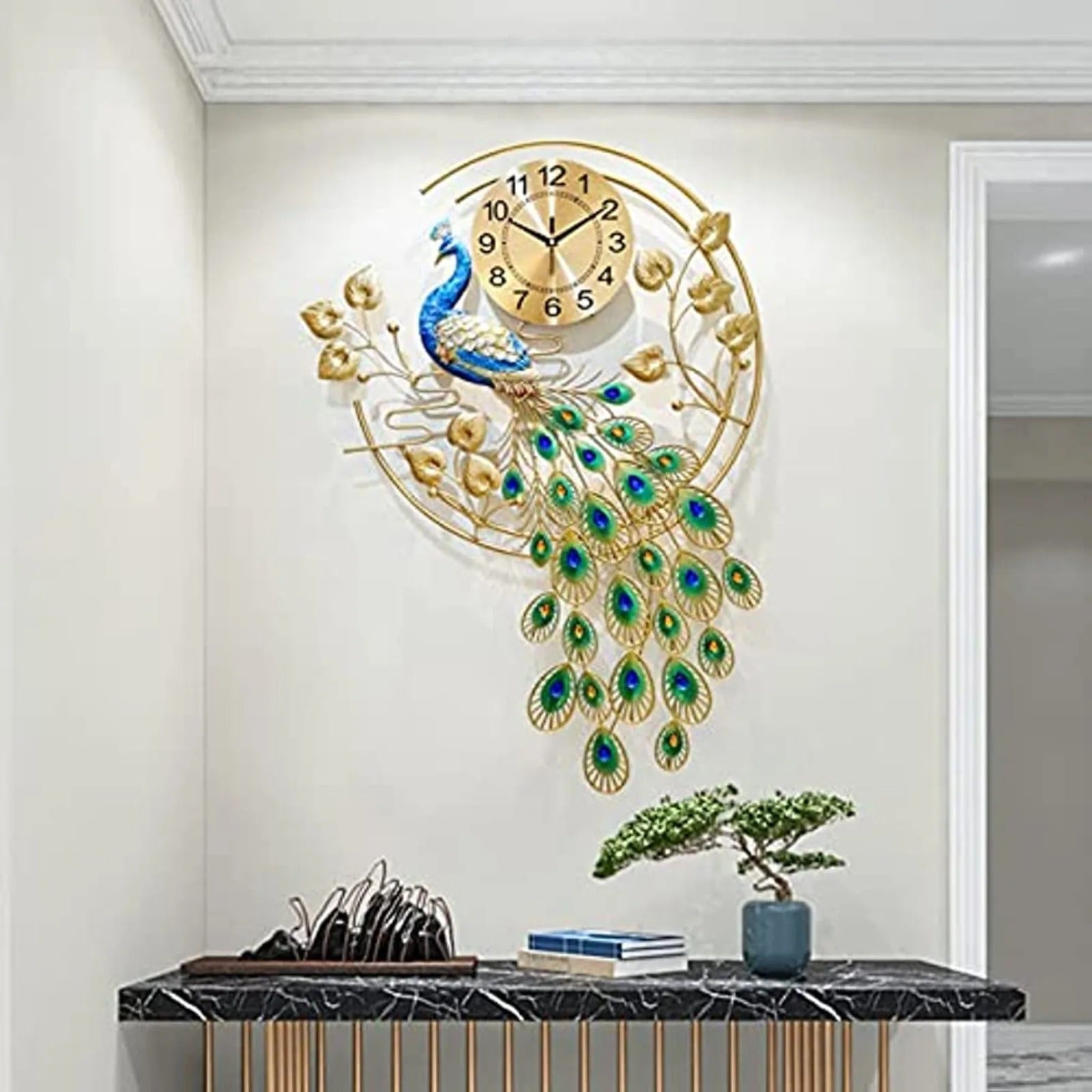 Creative Metal Wall Clock Modern Style Wall Watch